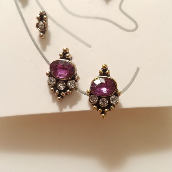 🍰🆕 12pcs Gold & Silver Boho Earrings & Cuff Set - Picture 4 of 8